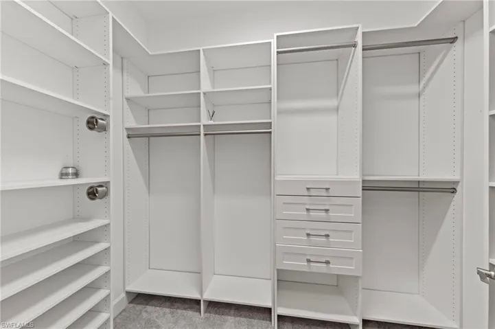 master wake in closet