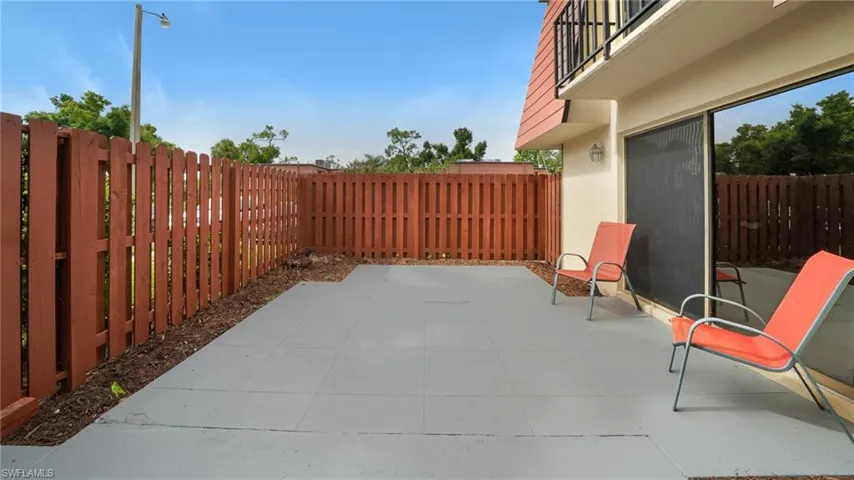 View of patio
