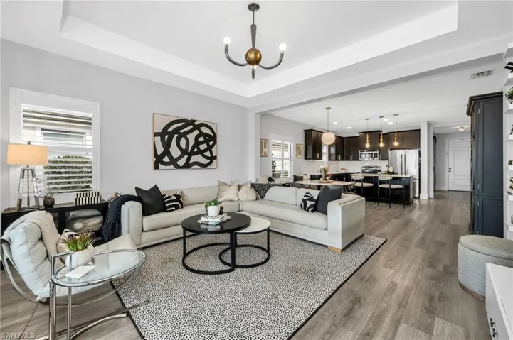 Open Concept-Living Room, Dining Area, and Kitchen
