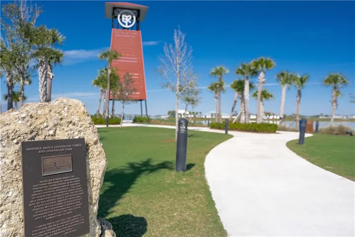 View of Iconic Tower in Babcock.