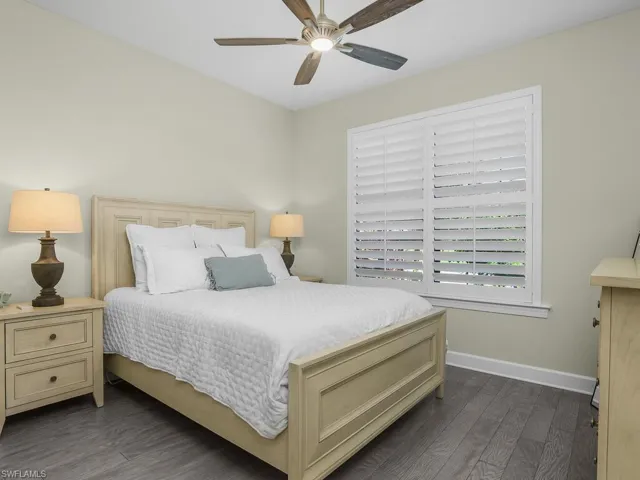 Guests will enjoy their own private space at the front of the home.