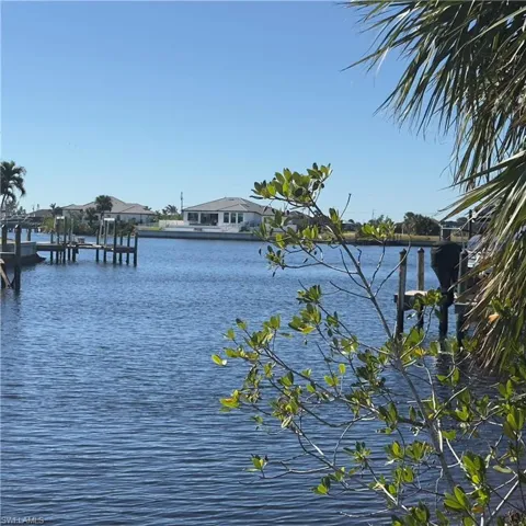 Water view featuring a boat dock