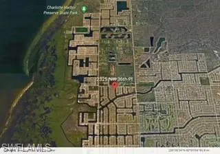 Aerial view of property's location