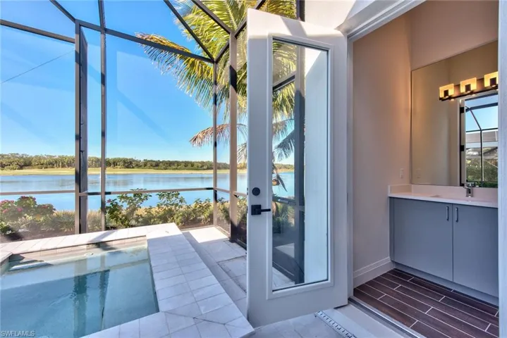 1/2 Bath by Pool
