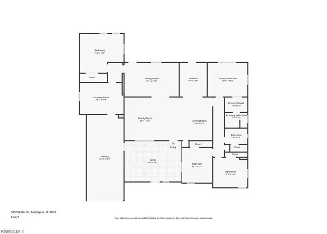 509 Val Mar Dr, Fort Myers, Florida 33919