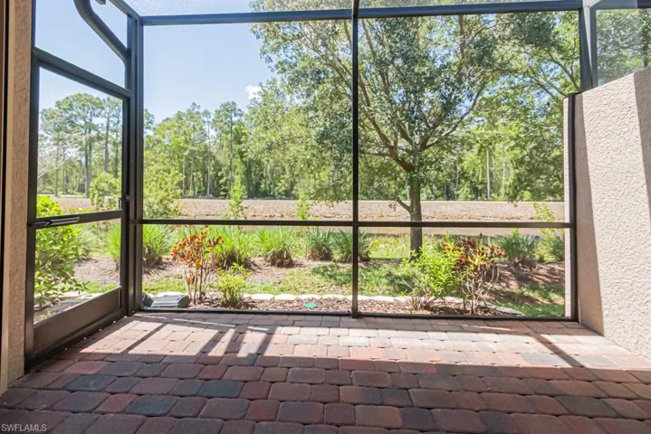 Screened lanai
