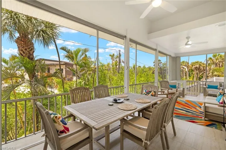 View of screen enclosed lanai