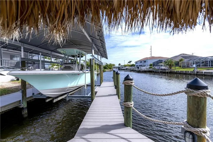 The captain's walk around the dock
