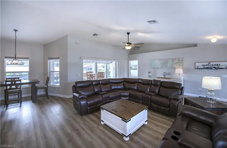 Living and dining room