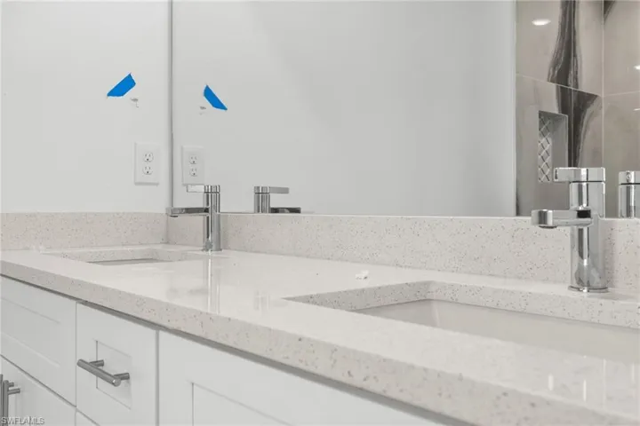 Bathroom with double vanity