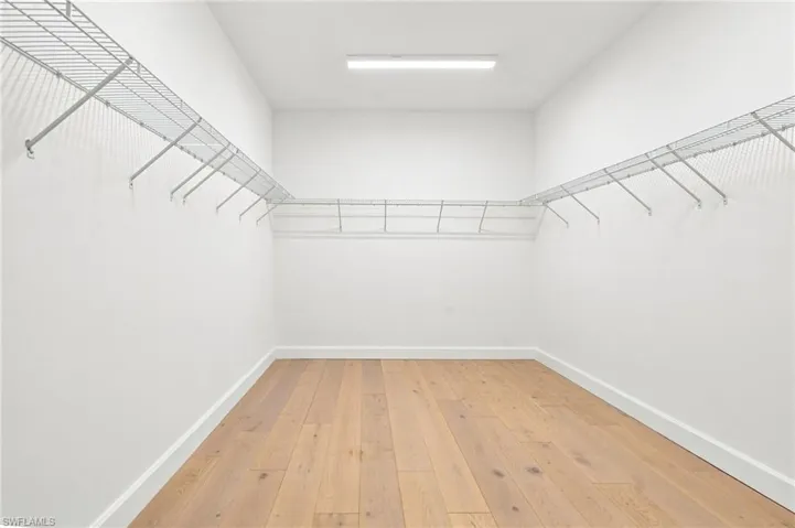 Primary closet