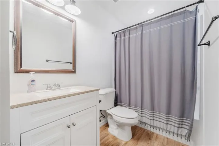 Main full bathroom features a tub and shower combination