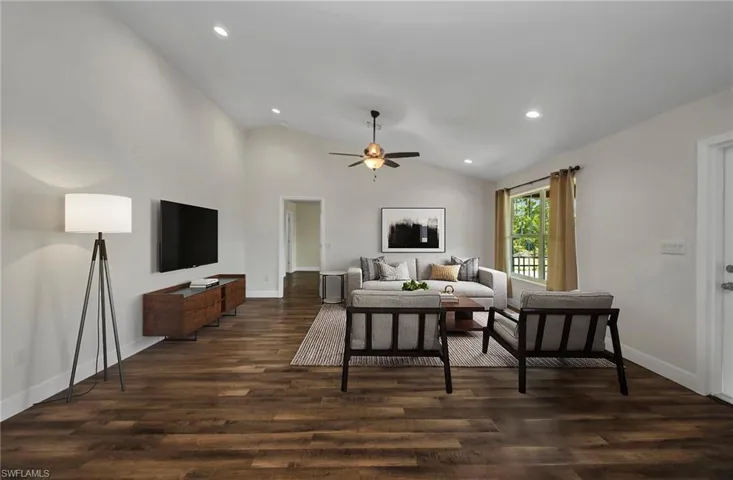 Virtually Staged Living Room