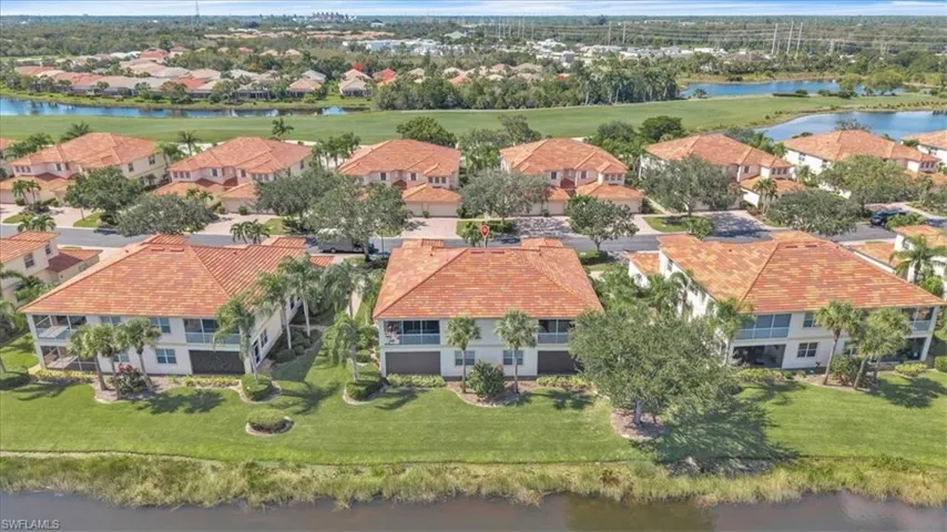 Bird's eye view of a large body of water