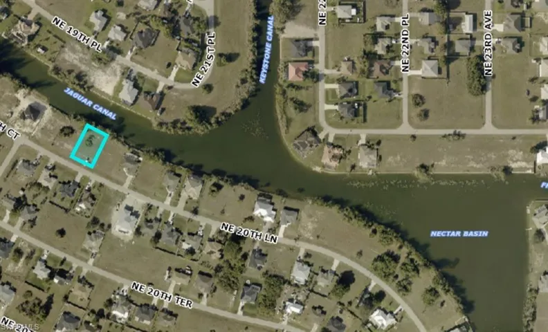 Map / location featuring property boundaries highlighted