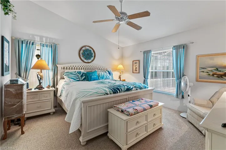 Master bedroom. 2 windows.