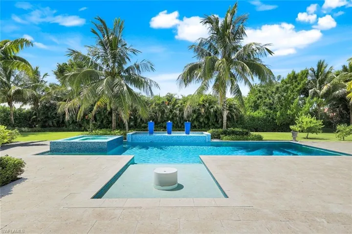 Heated pool and spa