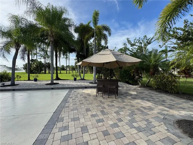 View of patio