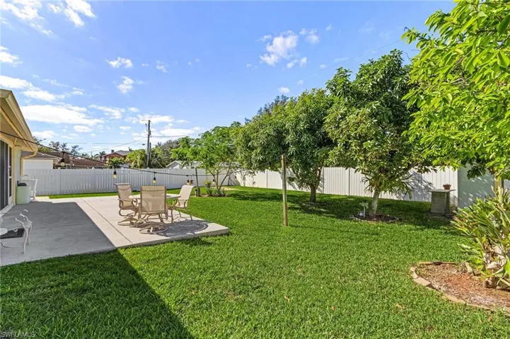 View of yard featuring a patio