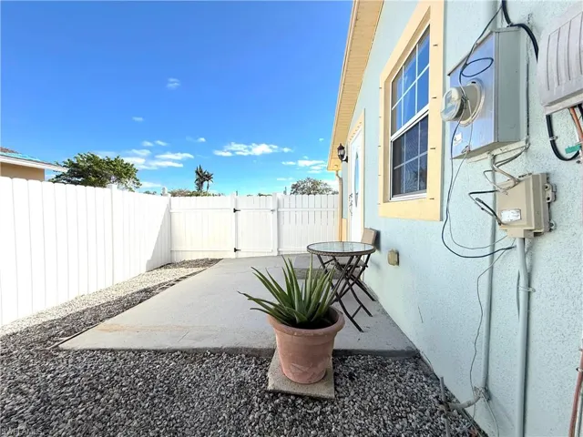 View of patio