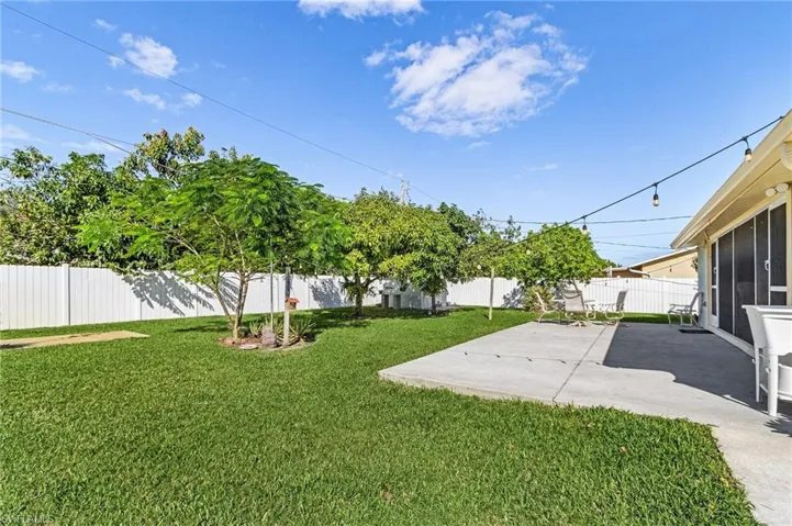 View of yard featuring a patio