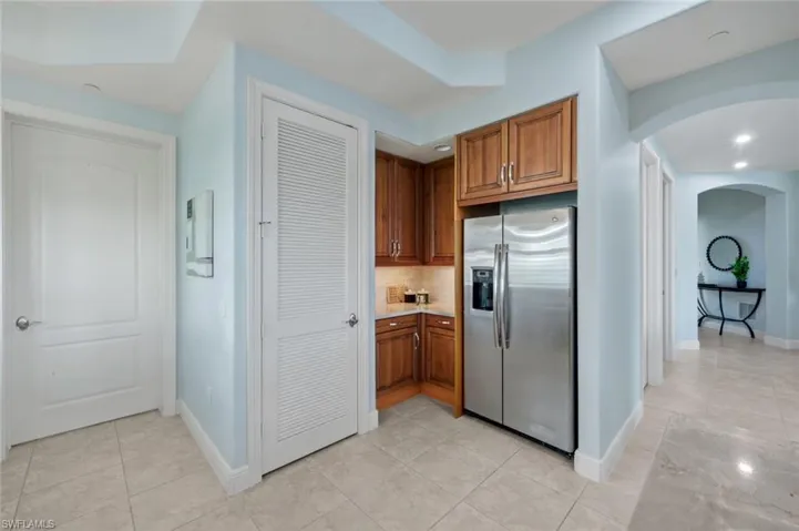 ADDITIONAL COUNTER SPACE AND CABINETS