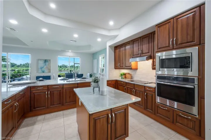 COOKTOP WITH CUSTOM BACKSPLASH AND HOOD