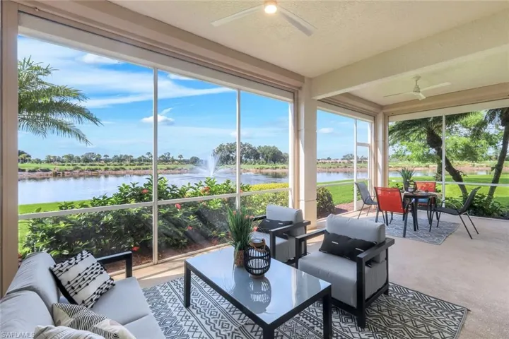 LANAI WITH WATERFRONT VIEW AND GREAT SPACE FOR OUTDOOR ENJOYMENT