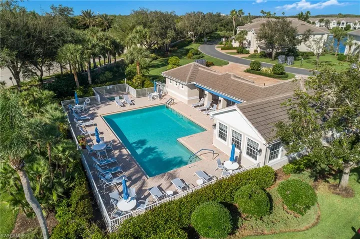 Community pool, spa, clubhouse and fitness room. Optional memberships available to Shadow Wood Country Club and The Commons Club at The Brooks. Golf, tennis, pickleball, bocce all ready for you.