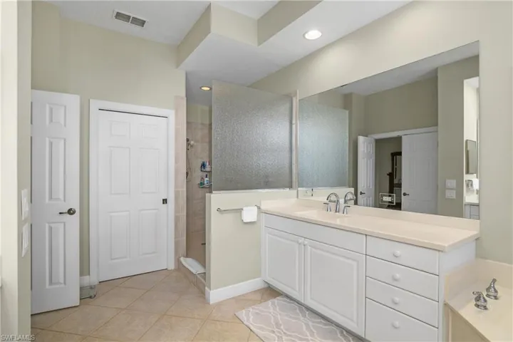 Master Bath walk in shower.