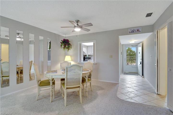 Dining area off of kitchen
