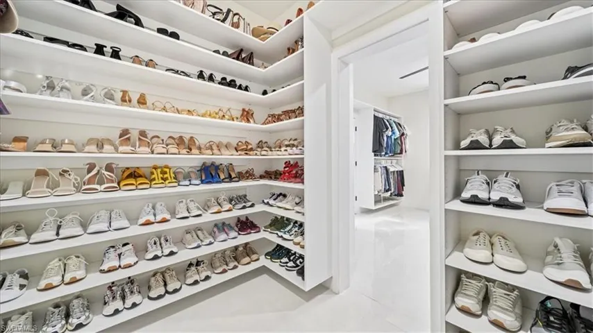 View of spacious closet