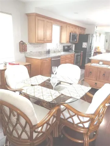 breakfast room to remodeled kitchen