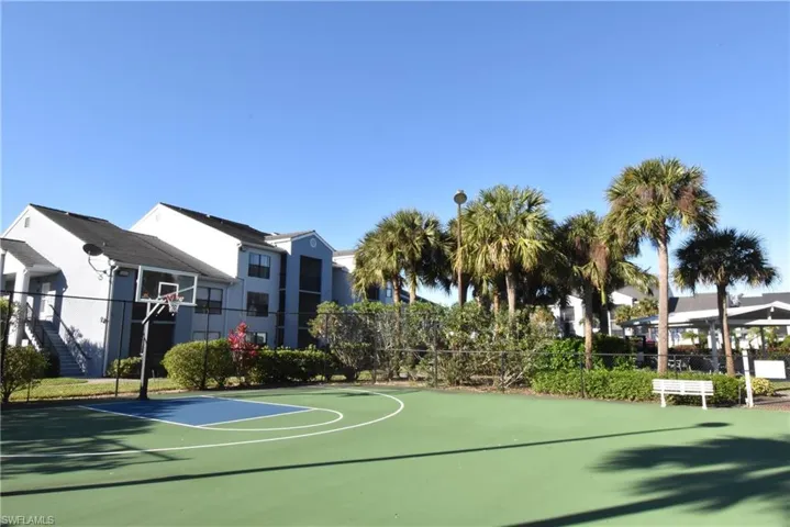 View of basketball court with community basketball court