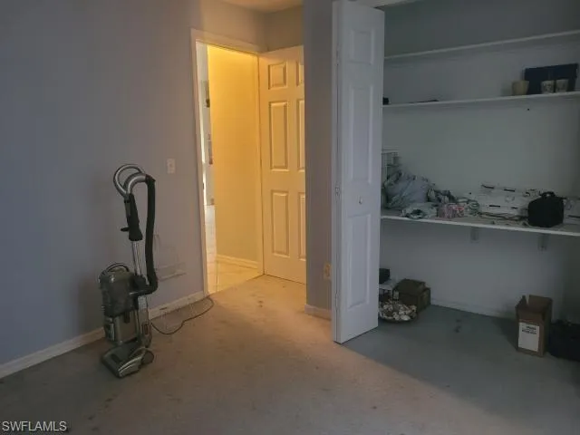 View of unfurnished bedroom