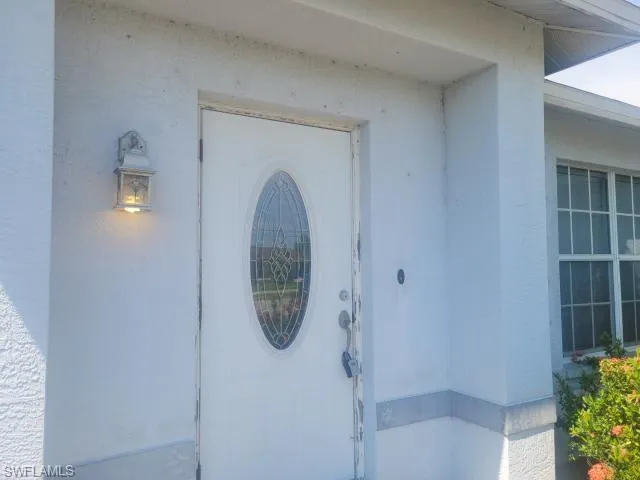 View of entrance to property
