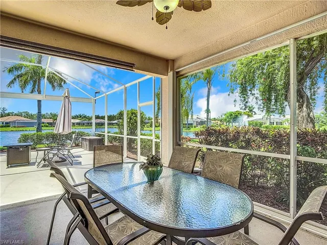 Covered area of lanai