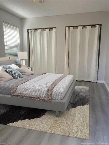 Virtually staged downstairs bedroom