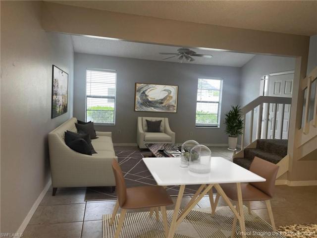 Virtually staged dining area