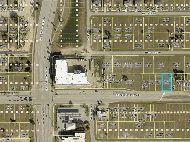 Map / location featuring property parcel outlined