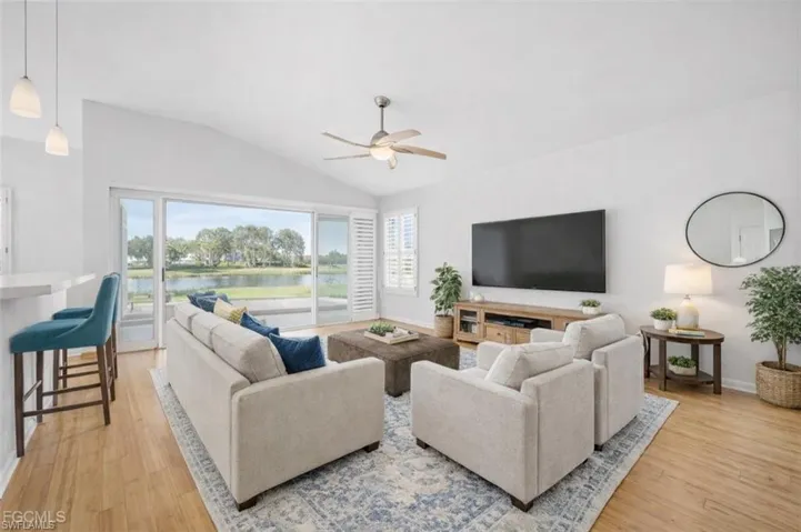 Virtually Staged Living Room