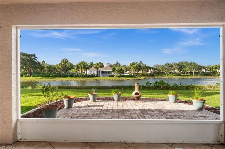 Lake Views from Living Room