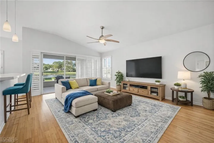 Virtually Staged Living Room