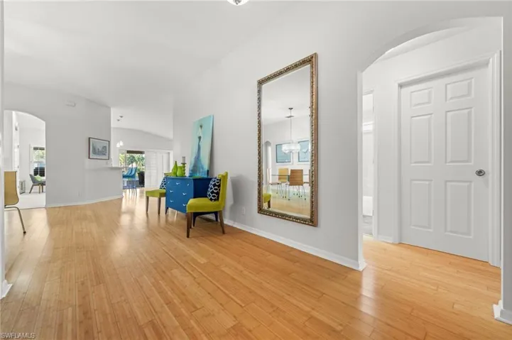 View looking in House from Front Door