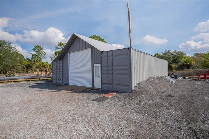 View of outbuilding