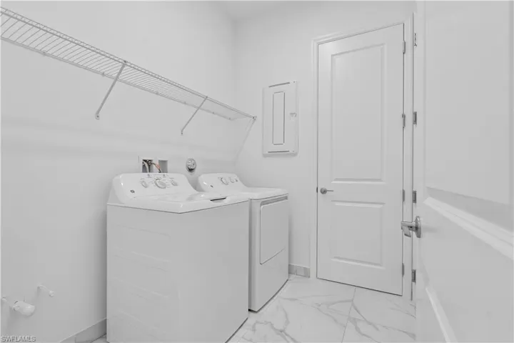 Laundry is plumbed for sink
