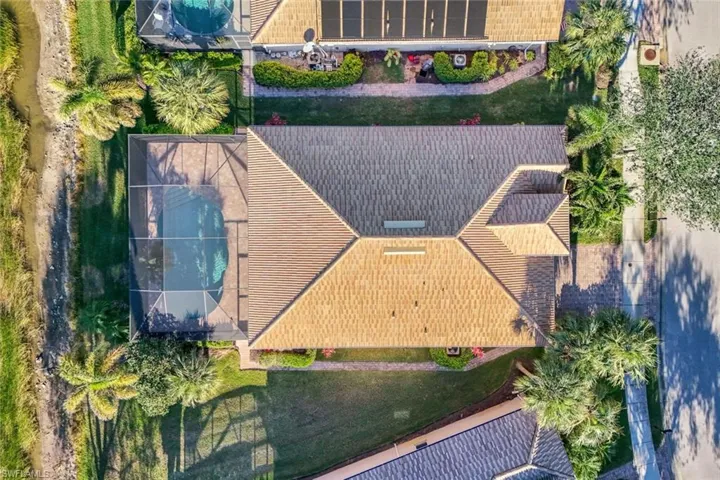Bird's eye view. Roof is in great condition