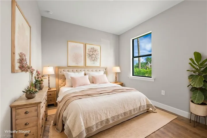 Virtually Staged Guest Bedroom