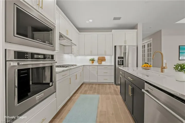 Virtually Staged Kitchen w/ KitchenAid Appliances