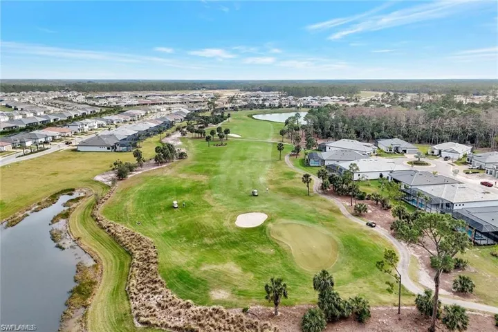Aerial View Public Golf Course